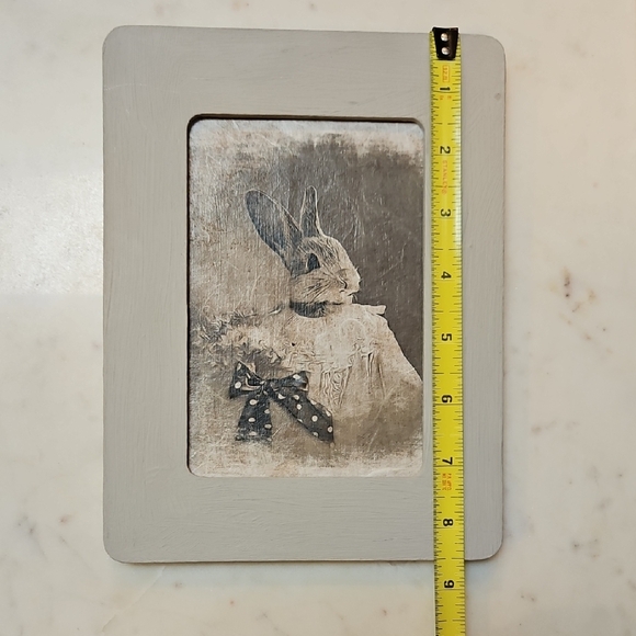Rustic Gray Rabbit Portrait Frames - Picture 6 of 7